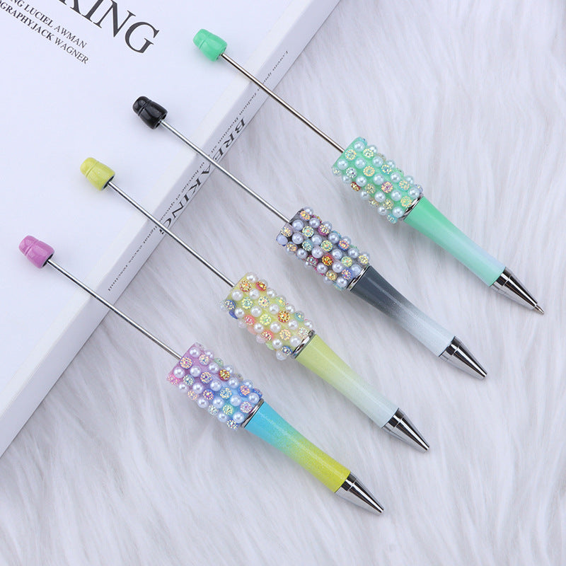 Wholesale Di Colorful Pearl Dopamine Plastic Gradient Color Rotary Ballpoint Pen